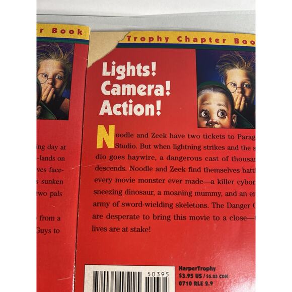 Danger Guys Books 1-4 Holywood Halloween by Abbott, Tony Children Chapter Books - Picture 7 of 9